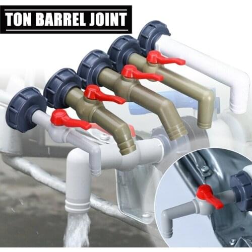 1Pcs S60X6 IBC Tank Adapter Garden Hose Faucet Lengthen Connector Water Tank Adapter Fittings Garden Watering Accessories