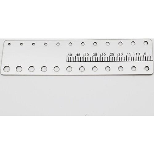 1 PC High Quality Dental Instrument Stainless Steel Endo Ruler Span Measure Scale Endodontic Dental Material
