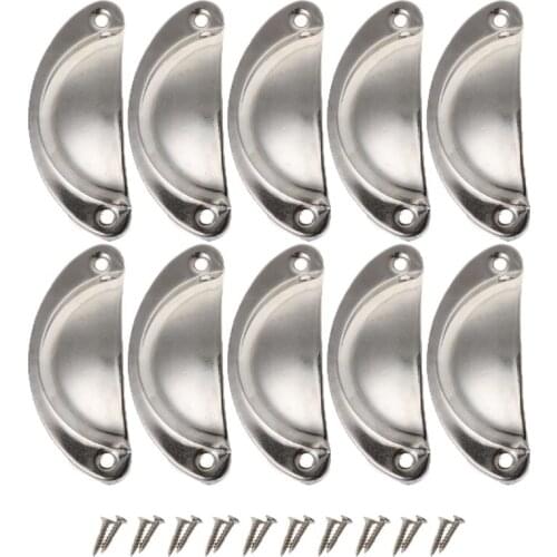 10Pcs Vintage Iron Drawer Handles Retro Cabinet Knobs Cupboard Dool Handles Furniture Pullers Hardware Accessories