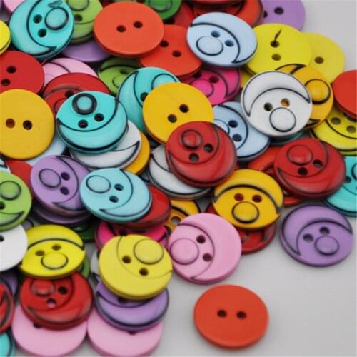 50/100pcs Mixed Colors 2-Holes Resin Moon Button Fit Sewing Or Scrapbook Free Shipping PT91