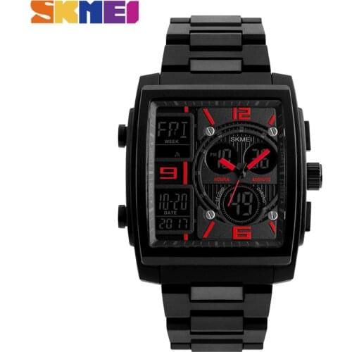 SKMEI Men Fashion Watches Count Down Chronograph Alarm Sport Watch Watwrproof EL Light Digital Wristwatches Relogio Masculino