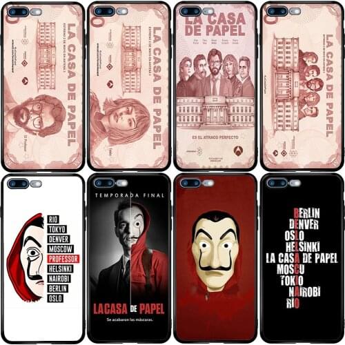 Phone Case for iPhone 5 5s SE 2020 6 6S 7 8 XS XR 11 12 Oneplus 3 5T 6T 7T Pro Max Plus Money Heist House Paper