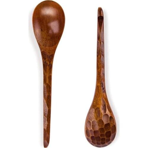 Wooden Spoon High-Quality Hand Carved Tortoise Shell Pattern Nanmu Spoon Kitchen Cooking Utensil Tool Soup Catering Spoon
