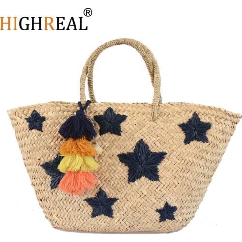 HIGHREAL Women's Bags With Embroidery