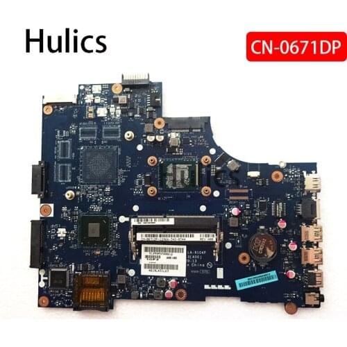 Hulics Original Laptop motherboard for DELL Inspirion 15R 3521 5521 1007U PC Mainboard CN-0671DP 0671DP VAW00 LA-9104P