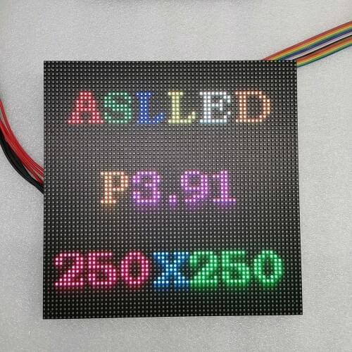 P3.91 Indoor Full Color LED Display Module 250X250mm smd2121 Billboard Video Wall Panel Screen
