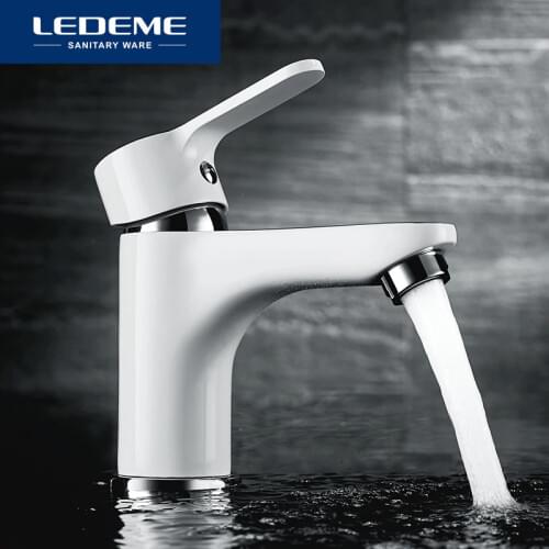 LEDEME White Bath Mixers