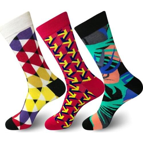 Peonfly Quality Long Cotton Fruit Series Happy Socks Harajuku Mens Factory Direct Support Wholesale and Retail