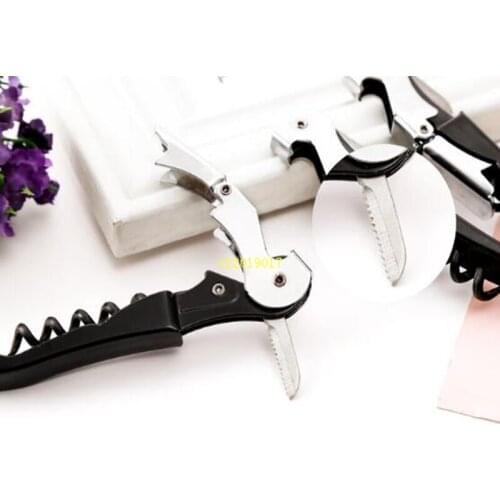 Waiter Wine Tool Bottle Opener Sea horse Corkscrew Knife Pulltap Double Hinged Corkscrew
