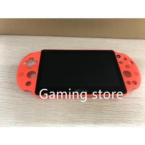 Original new lcd display screen assembled for psvita for ps vita psv 2000 slim console orange red blue