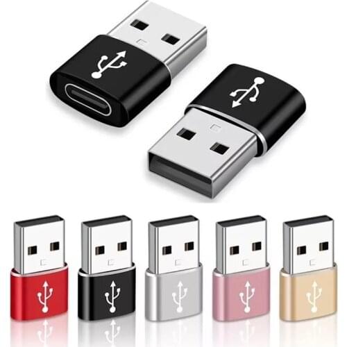 USB OTG Male To Type C Female Adapter Converter Type-C Cable Adaptor Connector for Tablet Mobile Phone Hard Disk Data Charger