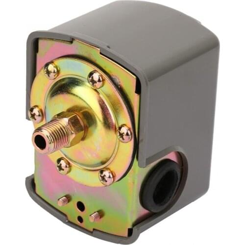 1PC Water Pressure Switch 0.8-5.0 bar Adjustable Double Spring Pole G1/4" Pump Pressure Control Switch