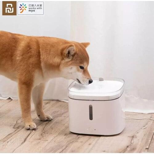 Youpin Xiaowan Smart Automatic Pets Water Drinking Dispenser Fountain Dog Cat Pet Mute Drink Feeder Bowl For Xiaomi Mijia APP