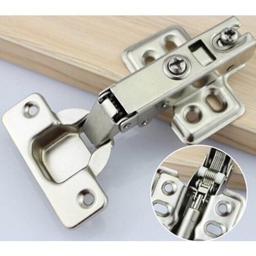 High Quality Stainless Steel 1 x Safety Door Hydraulic Hinge Soft Close Full Overlay Kitchen Cabinet Cupboard