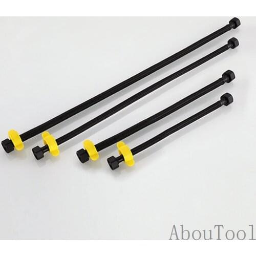 All Black Faucet Water Inlet Hose Water Heater Water Pipe Toilet Connection Inlet Pipe for Kitchen Bathroom Cold Hot Mixer Hose