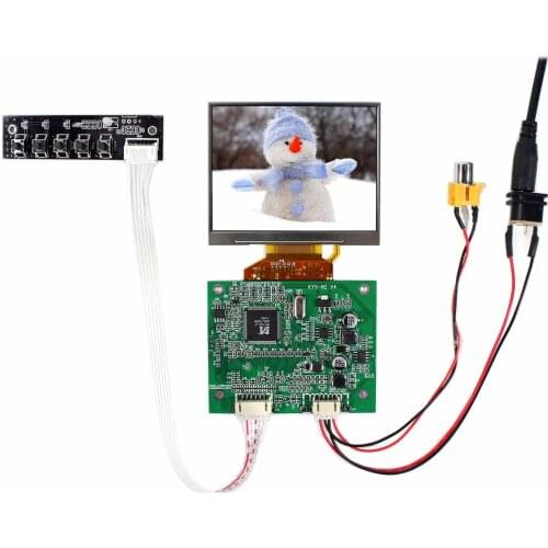 320X240 Resolution KYV-N2 V4 LQ035NC111 3.5inch LCD Screen Backlight WLED AV LCD Controller Board