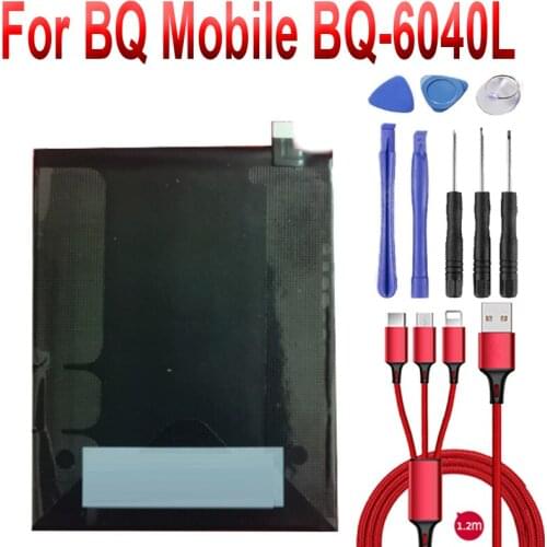 3.85v 4000mAh Battery for BQ Mobile BQ-6040L Magic cell phone battery +USB cable