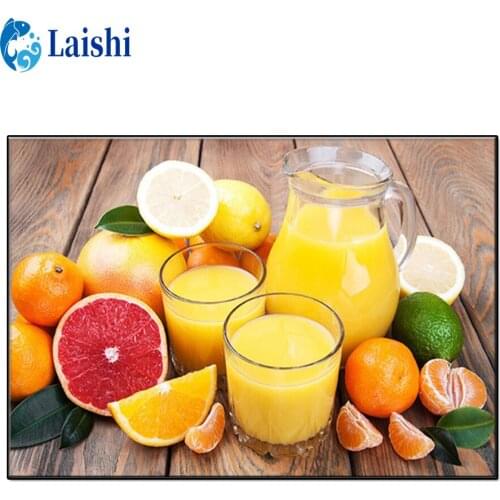 5D DIY Fruit, juice series Diamond Painting Full Square round diamond Home Decoration diamond Embroidery Handcraft Art Kits