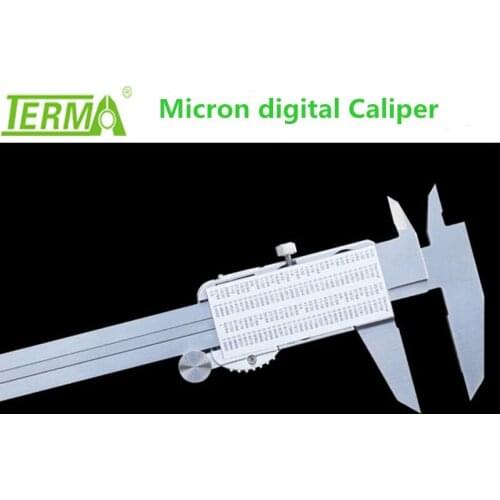 TERMA 0-150mm 6Inch 0.005mm Digital Caliper IP54 Water Proof Electronic Micron Vernier Caliper Thickness Micrometer Gauge