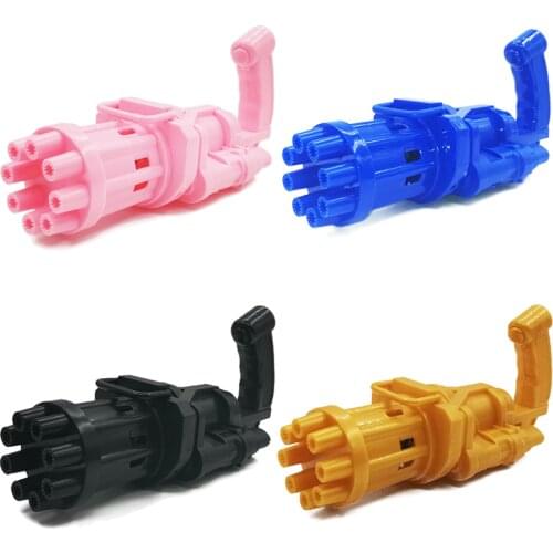 Kids Automatic Gatling Bubble Gun Toys Summer Soap Water Bubble Machine Electric For Children Bathroom Outdoor Gift Toys