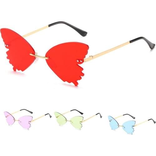 Womens Cat Eye Sunglasses Flowers Blinding China