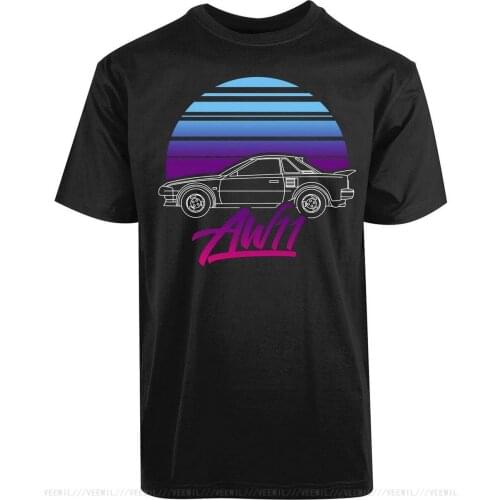 Toyota AW11 New Mens T-Shirt Automobile Vehicles Printed Summer Casual Cool Tees Cotton Cool Tops O Neck Tee Shirt