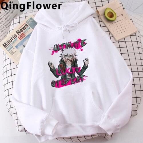 Anime Danganronpa Nagito Komaeda Ouma Kokichi hoodies men printed hip hop streetwear grunge men hoody pullover streetwear