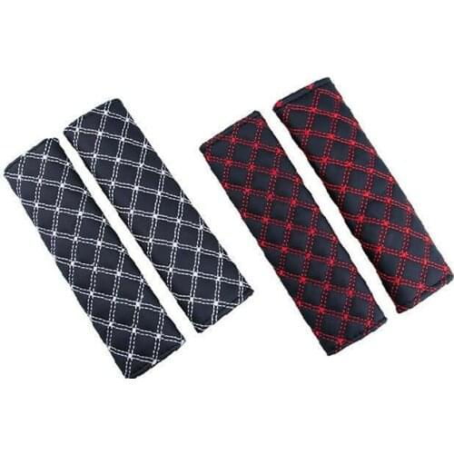 10pair=2pcs car Shoulder Seat cover Set Embroidery shoulder pad red black color