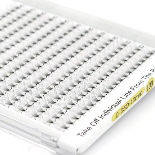 NEW 240 Fans 12 Rows 0.05/0.07 Sharp Stem Narrow Base Spot Fans Lash 8D Volume Silk False Mink Eyelashes Extension Makeup Cilia
