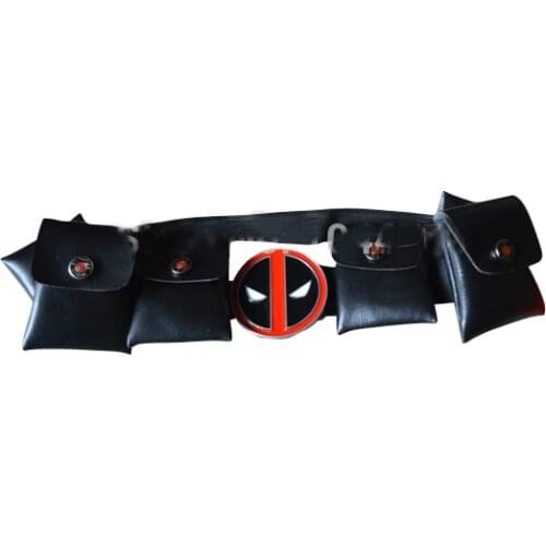 New Black Deadpool Belt for Deadpool Cosplayer