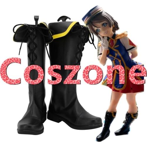 LoveLive!Sunshine!! Watanabe You Happy party train Cosplay Shoes Boots Halloween Cosplay Costume Accessories