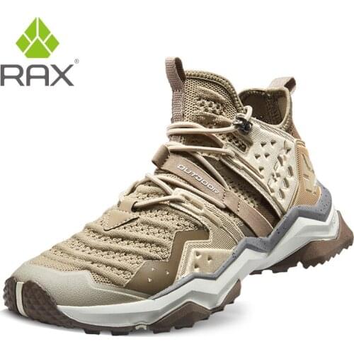 Rax, New Waterproof Men Hiking Shoes, Hiking Mountain Boots, Breathable Running Shoes, Trekking Shoes, Outdoor Mens Sneakers