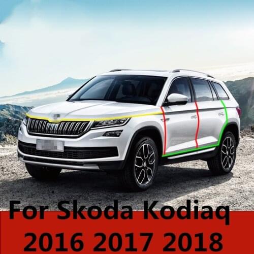 Car Rubber Seal Sound Insulation Weatherstrip Edge Trim Noise Insulation Car Door Sealing Strip For SKODA KODIAQ 2017 2018
