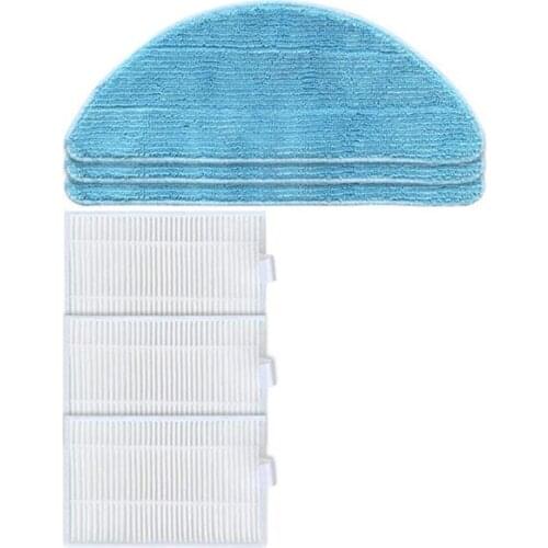 Robot Vacuum Cleaner HEPA Filter Mop Cloths for Proscenic 820P 830P Vacuum Cleaner Robot Accessories Parts