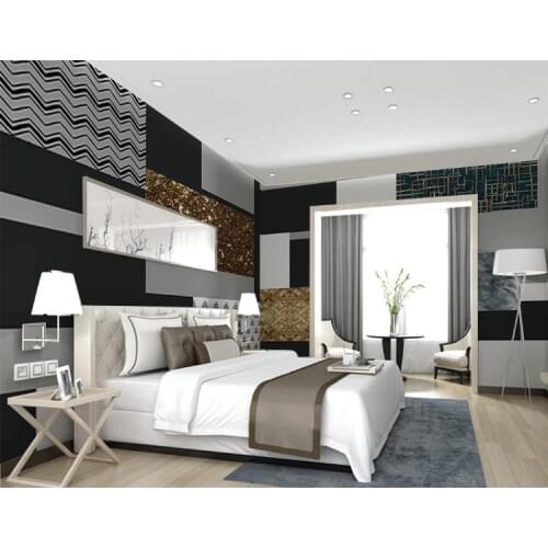 Nordic Modern Minimalist Abstract Geometric Squares Whole House Wallpaper 3d Bedroom Wallpaper Mural Wallpaper backdrop Decor