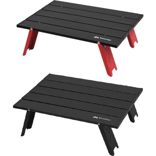 Aluminum Alloy Mini Folding Table Portable Outdoor Camping Picnic Barbecue Desk Travel Folding Tables Computer Bed Desk