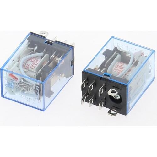 1Pc LY2NJ HH62P HHC68A-2Z Electronic Micro Mini Electromagnetic Relay 10A 8PIN Coil DPDT DC12V,24V AC110V 220V Hot