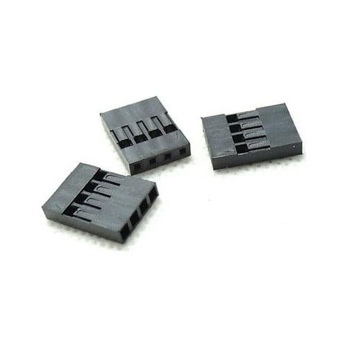 100X 2.54MM 4 Pin 4P Dupont Jumper Wire Cable Housing Female Connector Header