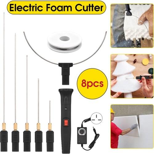 KIWARM 3 in 1 Electric Styrofoam Cutter 18W Cutting Machine Pen Tool Set Alloy Portable Foam Cutting Knife Tool Hot Heating Wire