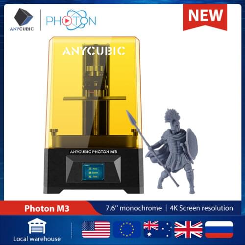 3d Printer Anycubic Photon Mono 6''2K Monochrome LCD High Speed Resin 3d Printer Large Build Volume 130*80*165mm impresora 3d