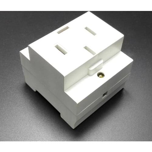 4 holes 3 phase 380V electrical Socket for din rail installation with 4 holes AC 440V 25A 3 Phases