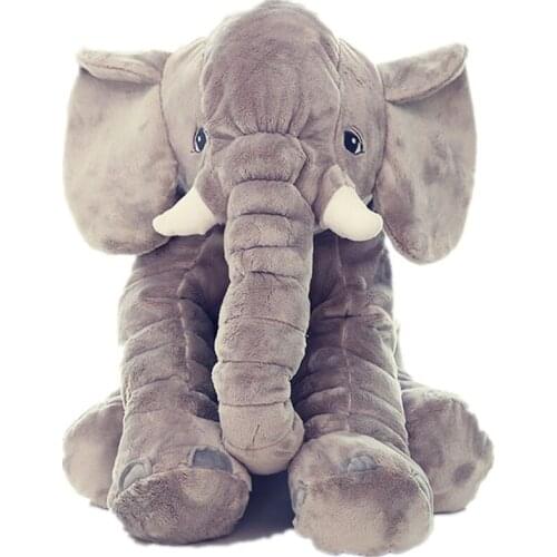 60cm Baby toys Stuffed Animals Real life Elephant dolls toys Plush Pillow Sofa decoration Toys for BB Christmas gift brinquedos
