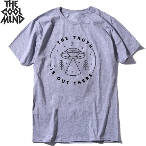 COOLMIND 100% cotton summer loose men T shirt casual cool the truth print men Tshirt o-neck short sleeve t-shirt mens tee shirts