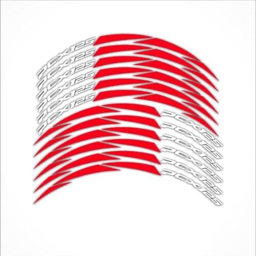 DHBH-New Tire Modification Motorcycle Rim Stickers Reflective Stickers for HONDA Pcx 125 PCX125 2018 2019