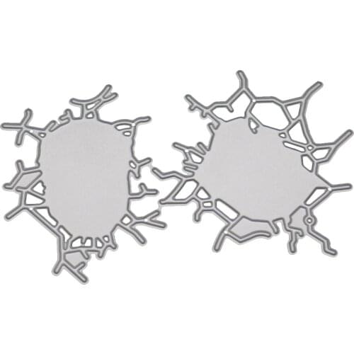 Irregular Figure Cutting Dies Background Metal Cutting Dies Stencils For Card Making Decorative Embossing Paper Cards Stamp DIY