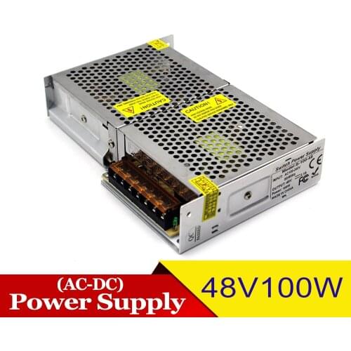 DC Power Supply 48V 2.1A 100W Driver Transformers 110v 220V AC DC48V SMPS for LED Lighting Stepper Motor