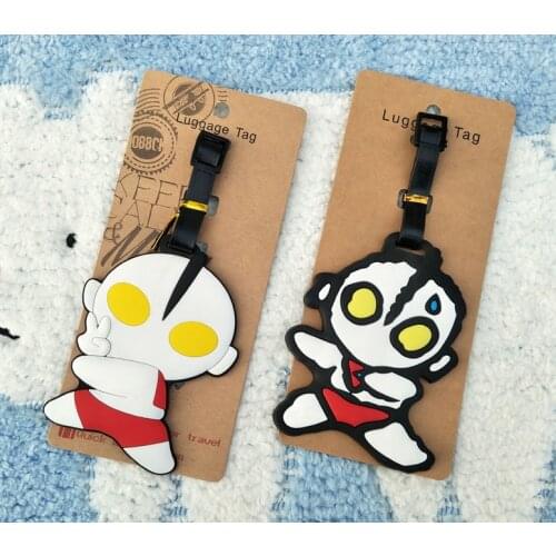 IVYYE Ultraman Anime Travel Accessories Luggage Tag Suitcase ID Address Portable Tags Holder Baggage Label New