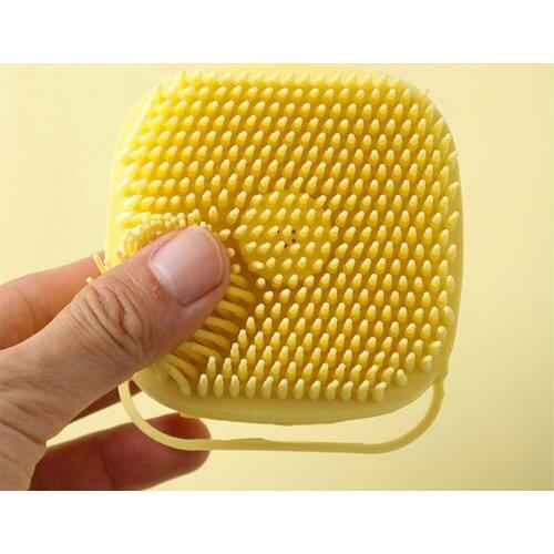 Round Baby Soft Shower Silicone Bath Ball Household Multifunctional Massage Comb Shower Brush Pet Rub Mud Bath Artifact Hot Sale
