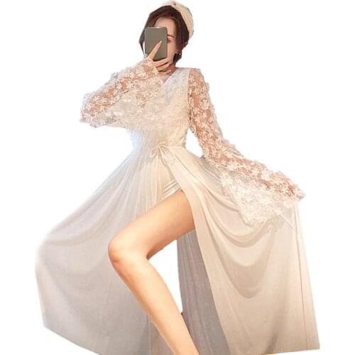 Summer Swimwear Women Deep V Princess Style One-piece Backless High Waist Sexy Bikini Swimsuit Coat Beach Cover Up Bath Dress