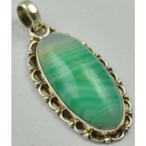 Lovegem Nature Botswana Pendant 925 Sterling Silver, 43.6 mm, MHBAP4678